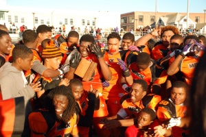 Mack team after winning the Silver Bowl